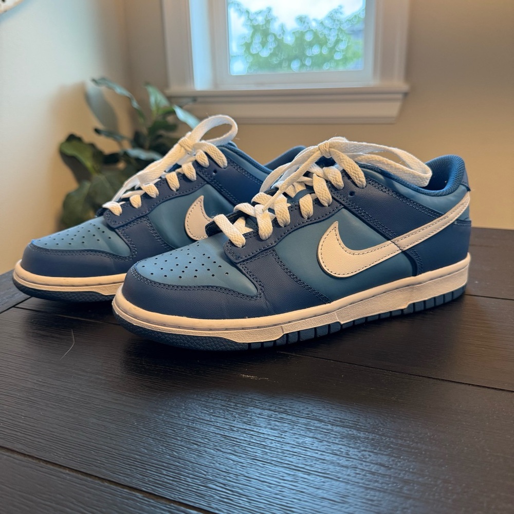 Kids Nike Dark Marina Blue Dunk Low